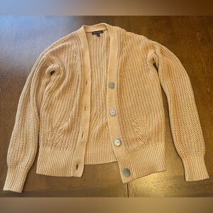 Banana Republic Tan Cardigan Sweater